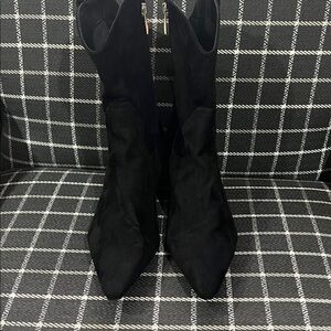 Steven Elegant Black Women's Boots with Kitten Heels👀👀